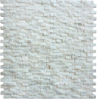 10x20 SPLITFACE Bianco Carrara