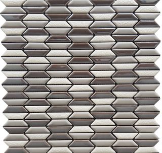 Roma, Trapezium, Mix White & Grey