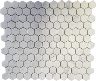 310X260 HEXAGON, CARRARA, POLISHED