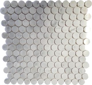 CARRARA PENNY ROUND - POLISHED