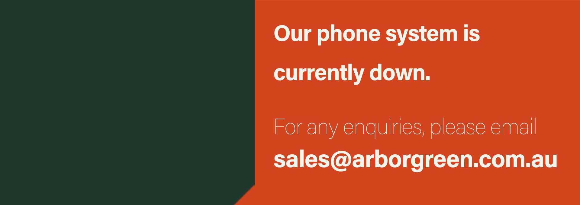 <div class='gallery-wrapper'><h3>Welcome to Arborgreen</h3><p>Australia's tree-planting supply experts for over 40 years</p><div class='button-outer'><a href='/category/101-tree-guards' class='btn btn-primary'>Shop Now</a></div></div>