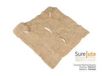 SureJute Planting Squares 740gsm, 370mm, 100/bundle