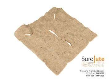 SureJute Planting Squares 740gsm, 370mm, 100/bundle