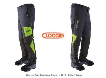 Clogger Zero Trousers 2XS 71-77cm, Short Leg