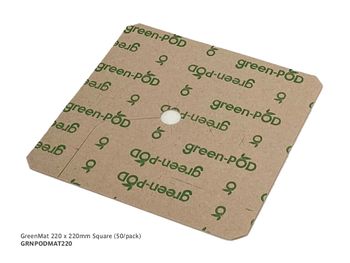 GreenMAT 220 x 220mm Square (50/pack)