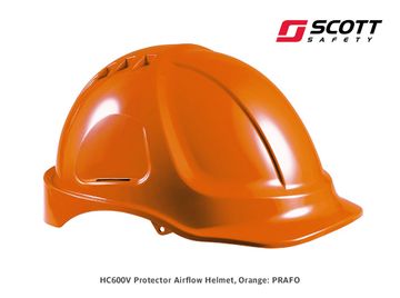 Protector HC600V Airflow Helmet - Orange