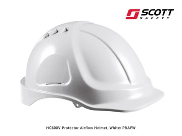 Protector HC600V Airflow Helmet - White