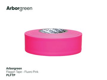 Flagging Tape, 25mm x 100m - Fluoro Pink
