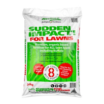 Neutrog Sudden Impact for Lawns + Popul8 - 20kg bag