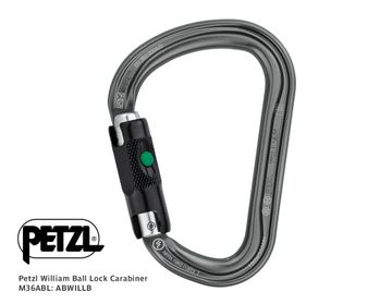 PETZL WILLIAM Ball-Lock Carabiner M36ABL