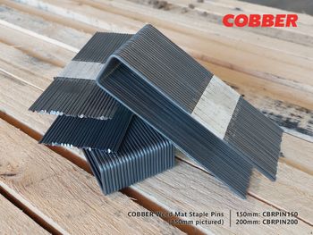 Cobber Staples, Pins, 150mm x 33mm x 150mm x 2.5mm – 1,000/ctn