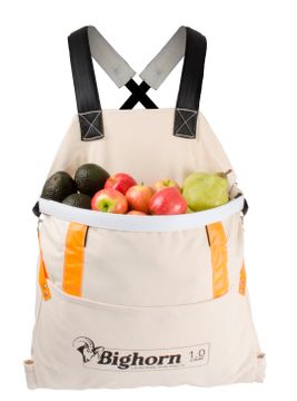 Bighorn Openmouth Fruit Picking Bag, Padded straps, 1 case/36L