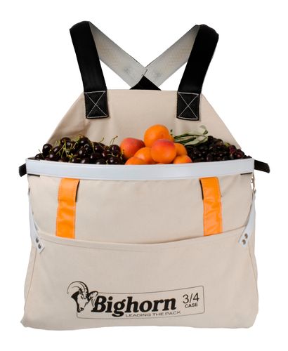 Bighorn Openmouth Fruit Picking Bag, Padded straps, 3/4 case/26L