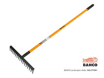 Bahco Landscapers Rake, F/Glass hdl
