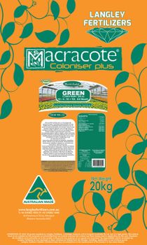 Macracote Coloniser Plus DCT Green 8-9m (20kg) 12-4-10+TE