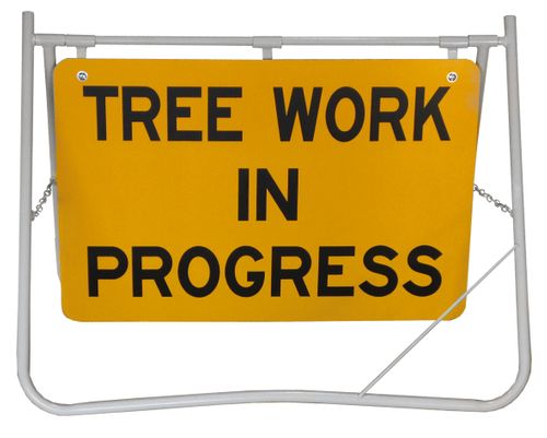 Swing Sign - Tree Work In Progress