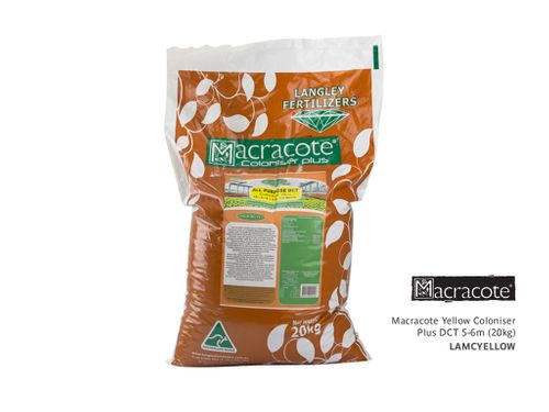 Macracote Coloniser Plus Yellow 5-6m (20kg) 15-3-9+TE