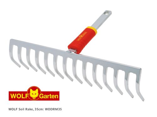 WOLF Soil Rake 35cm