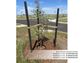 Hardwood Stakes 50x50x1800mm - Painted Black