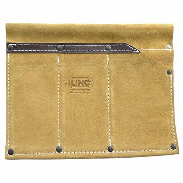 Leather Tool Pouch 3 Pocket (2 / 80mm and 1 / 100mm wide)