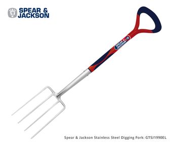 Spear and jackson stainless store steel digging fork