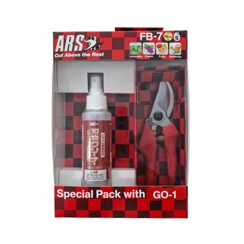 ARS FB-7 Bypass Secateurs Small 18cm + GO-1 Cleaner