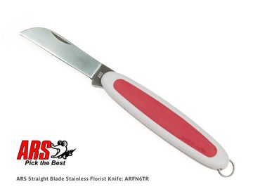 ARS Straight Blade Stainless Florist Knife