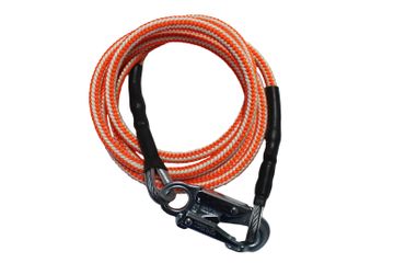 Teufelberger Hi-Vee Wire Core Flip Line with Swivel Snap - 3.6m