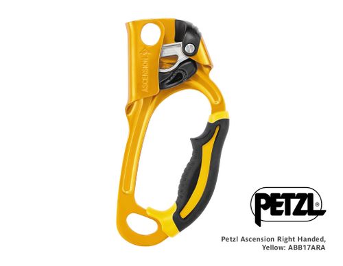 Petzl Acsension Right Handed, Yellow (was ABASCE)