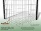 Mallee Mesh Cattle Guard Kit, 1.95m H x 750mm, 5mm wire, 2 panels, 2 1.8star pickets, 15m barb wire