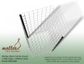 Mallee Mesh Cattle Guard Kit, 1.95m H x 750mm, 5mm wire, 2 panels, 2 1.8star pickets, 15m barb wire