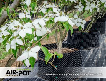 AIR-POT Root Pruning Tree Pot Kit 100L, 540mm diam (w/o base), 435mm high