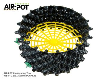 AIR-POT Root Pruning Propogating Tray Kit 4.1L, 269mm diam, 115mm high