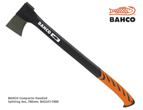 Bahco Composite Handled Splitting Axe, 780mm, 2.3kg