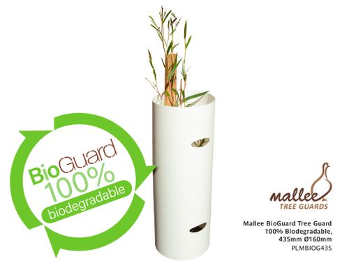 Mallee BioGuard Tree Guard, 100% Biodegradable, 435mm Ø160mm 150/pack