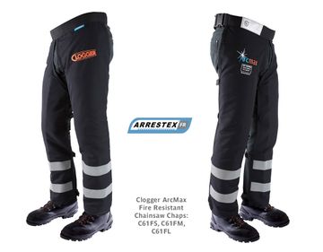 Clogger ArcMax Gen3 Fire Resistant Chainsaw Chaps - Medium (was C61FM)