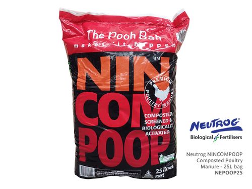 Neutrog Nincompoop Composted Poultry Manure - 25L Bag