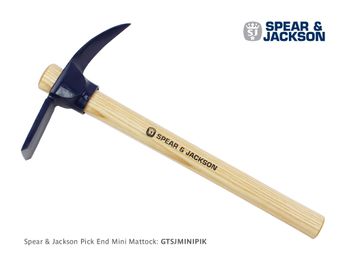 Spear & Jackson Mini Mattock (with cutter and pick end)