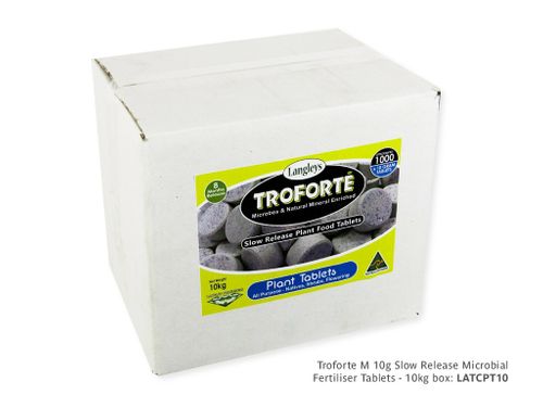 Troforte M 10g Slow Release Microbial Fertiliser Tablets (21-1-6+TE) - 1000 / box