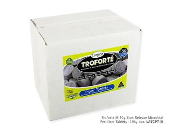 Troforte M 10g Slow Release Microbial Fertiliser Tablets (21-1-6+TE) - 1000 / box