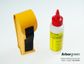 Chemical Bottle Pouch PVC Yellow - Single