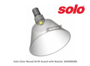 Solo Clear Round Drift Guard with Nozzle (was SO4900580)