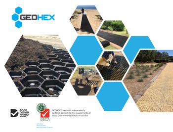 Geohex Erosion Control Grid System 1,000 x 500mm x 42mm Panel