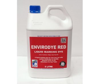 EnviroDye Herbicide Marking Dye, 5 Litre - Red