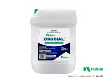 Nufarm Crucial 600g/L Glyphosate - 20L