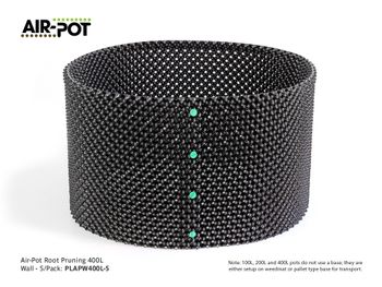 Air-Pot Root Pruning 400L Wall - 5/Pack