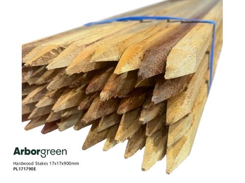 Hardwood Stakes 17x17x900mm Each