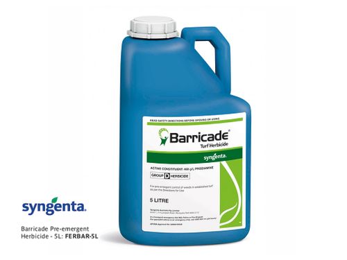 Syngenta Barricade Pre-emergent Herbicide - 5L