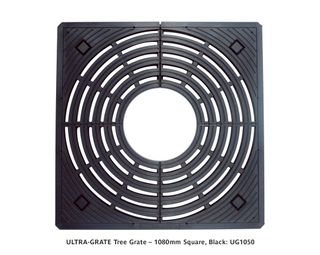 ULTRA-GRATE Tree Grate – 1080mm Square, Black