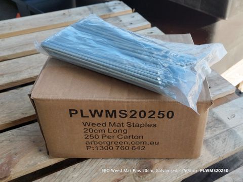 EKO™ Weed Mat Pins, 20cm, Galvanised - 250/box